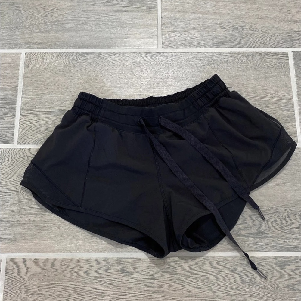 Lululemon Athletica Athletic Black Running Shorts